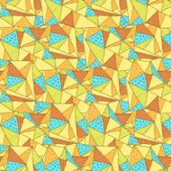 Triangle vector seamless pattern N6