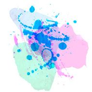 Splash watercolor background illustration