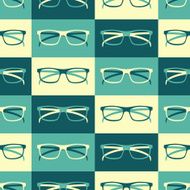 Retro Glasses Background N2