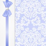 pearl frame on lace background N13