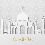 Eid Al Fitr Mubarak Vector background N5