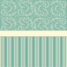 Invitation or wedding card with floral background N2