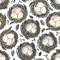 Pattern with nests free image download