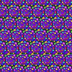 Endless background of abstract flowers N4