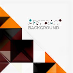 Abstract geometric background Modern overlapping triangles N250