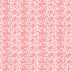 Endless white lace pattern on a pink background