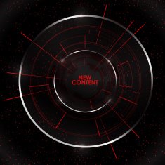 Abstract Modern technology circles vector background N42