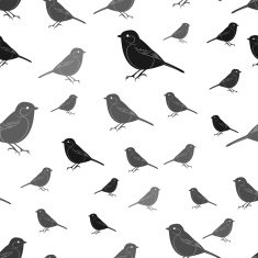 Bird seamless pattern N10
