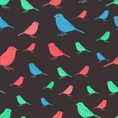 Bird seamless pattern N11
