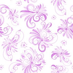 watercolor swirls seamless vector pattern N5