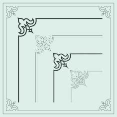 Angle Decoration of Chinese traditional style N19