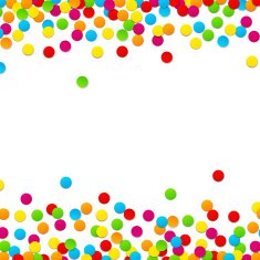 Confetti celebration background N19