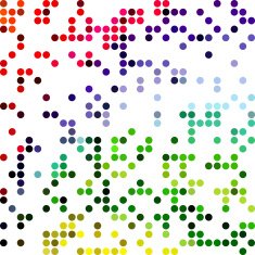 Colorful Random Dots Background Creative Design Templates N27