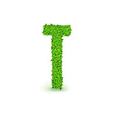 Green Leaves font T