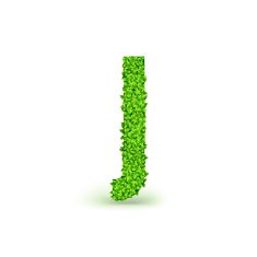 Green Leaves font J