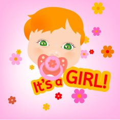 Baby message card N4