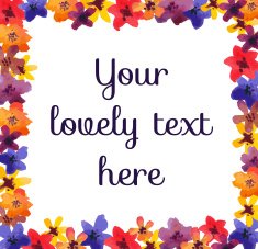 Vector watercolor floral frame Great for wedding cards and invi
