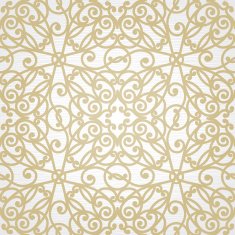 Vector seamless pattern in Victorian style N21