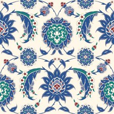 Traditional Arabic seamless ornament N5