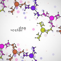 Molecule background colorful illustration N50