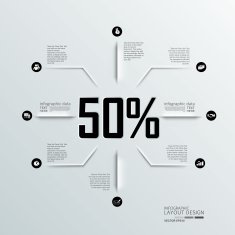 info graphics design with 50 N2