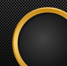 Abstract background gold metallic and black