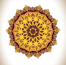 Round Ornament Pattern N2