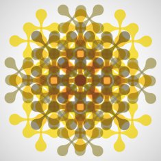 Flat vector color abstract technical pattern eps N4