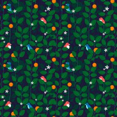 lovely leaf seamless pattern