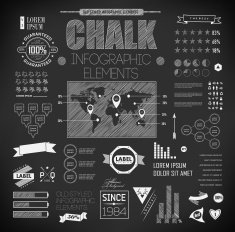 Set elements of infographics N77