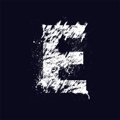 Grunge letter E
