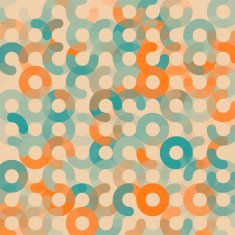Sand Geometric Circle Pattern Square