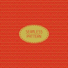 Geometric national chinese seamless pattern Wrapping Chinese new year 2015 N4