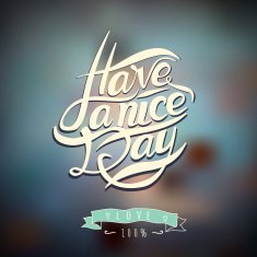 Postcard with text have a nice day N8