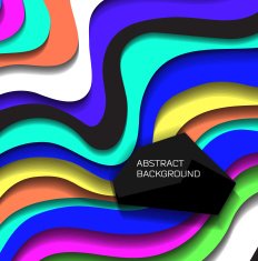 Abstract colorful lines background N21