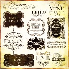 Calligraphic Design Elements N86