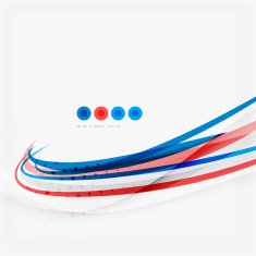 Red and blue color swirl concept N20