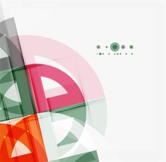 Semicircle triangle pattern N182