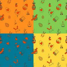Easter Seamless Pattern N32