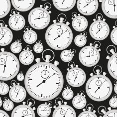 silver stopwatch case and dials with hands seamless pattern eps10