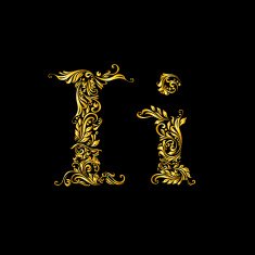 Decorated letter 'i'
