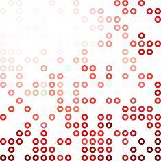 Red Donuts Background Creative Design Templates N5