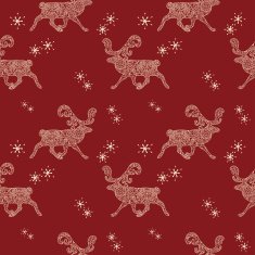 Christmas seamless pattern with deers N9