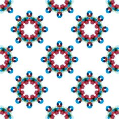 Seamless vector geometric abstract pattern Creative round shapes made of N55