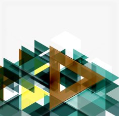Abstract geometric background Modern overlapping triangles N261