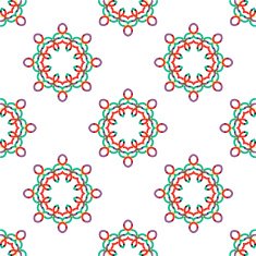 Seamless vector geometric abstract pattern Creative round shapes made of N57