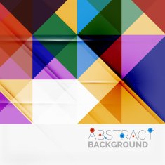 Abstract geometric background Modern overlapping triangles N263