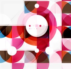 Semicircle triangle pattern N192