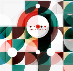 Semicircle triangle pattern N194