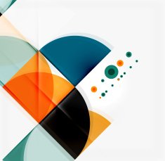Semicircle triangle pattern N195